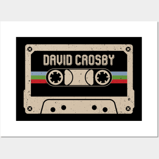 David Crosby Vintage Cassette Tape Posters and Art